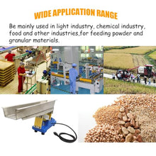 INTBUYING Electromagnetic Vibrating Feeder Shaking Feeding Machine 110V/220V Vibration Feeder GZV-3 for Powder and Granular Materials