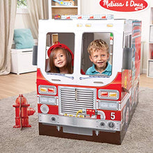 Melissa & Doug Fire Truck Cardboard Playhouse