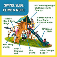 Best in Backyards Extreme Swing Set Jungle Gym Green & Yellow Components