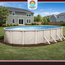 Lake Effect Pools 'Meadows Reprieve' 12 ft x 18 ft Oval Above Ground