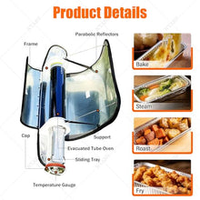 Solar Oven | Fastest Portable Camping Stove| Compact Camping Cookware and Survival Gear | Outdoor Oven & Solar Powered Camping Grill | for Hiking & Camping 4.5L