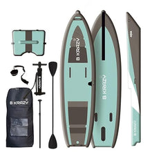 Bkrazy High Pressure Inflatable Kayak Hybrid Kayak/SUP AQUA