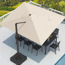 MPL Shade 9' X 12' Cantilever Patio Outdoor Umbrella with Base Included