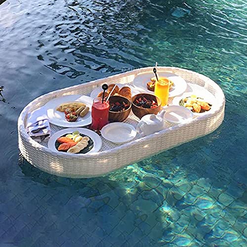 CZCZC Floating Tray Floating Serving Tray Table and Bar, Swimming Pool Floats for Adults for Sandbars, Spas, Bath, and Pool Parties
