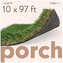 MEGAGRASS 7.5 x 57 Feet Premium Realistic Synthetic Turf Rug Green