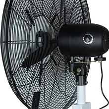 DFEDHF Industrial Misting Fan with Oscillating Cooling Mist Humidifier Adjustable Speed Misting Cooling Fan for Home Office and Restaurant Mobile Atomization Stand Electric, Copper-65cm