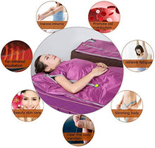 Pevor Sauna Blanket, Far Infrared Sauna Blanket 2 Zone Digital Controller Slimming Weight Detox Spa