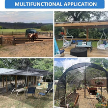 90% Black Shade Cloth for Patio, 40x42 FT Mesh Tarp Sun Shade Cloth with Grommets, Sun Protection Sail for Garden Greenhouse Pergola Plants Chicken Coop Patio Outdoor Neting Cover