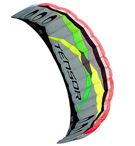 Prism Kite Technology Tensor 5.0 Convertible Dual/Quad-line Power Kite Silver