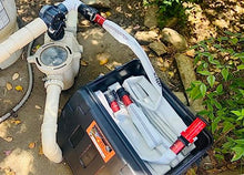 100' FireFighter1 Fire Hose & Nozzle (50' Hose w/ 50' Extension) - Providing Instant Access to Pool Water During a Fire Emergency