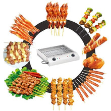 BDJSN Commercial Smokeless BBQ Grill, Professional Indoor Barbecue Grill, 5600W Stainless Steel Meat Product Making Machines, with Water Filled Drip Tray for Outdoor Picnic