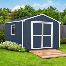 Handy Home Products Charleston Value Gable 10x12 Do-It-Yourself Wooden Storage Shed with Floor, 2x3 framing- Does not Include Paint or Roofing Shingles