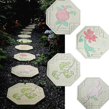 Elitix Stepping Stone 16" Flower Stones for Garden Step, Gardening Stones for Flower Bed/Walkway/Path/Pathway Stepping, Stepping Tiles Stone(Size:A Set)