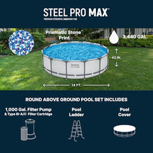 Bestway Steel Pro MAX 14' x 42" Above Ground Swimming Pool Set with Pump