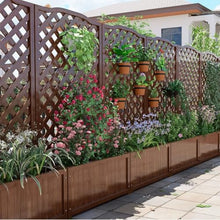 Solid Wood Planter Box with A 40cm Deep Base, Freestanding Trellis for Climbing Plants, Reinforced Mortise-and-tenon Construction, Suitable for Outdoor Gardens