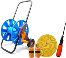 CFDZCP Garden Hose Reels Garden Hose Reel Cart with Wheels, Holds 200-Feet of 1/2-Inch Hose, Portable Hose Holder for Convenient Hose Storage and Watering