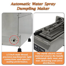 Banfluxion 3200W Commercial Electric Dumpling Fryer, 12.6" Automatic Potsticker Machine with Stainless Steel Pan & Intelligent Control for Restaurants, 220V (Hardwiring Required)