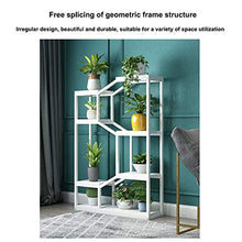 OJKJGYTF Indoor Plant Stand Metal Plant Stand,Multipurpose Flower Shelves Storage Organizer Display, for Indoor Outdoor Garden Balcony,D,100×25×130cm