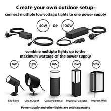 Philips Hue Econic Outdoor Smart Pathway Light Black - 4 Pack LED Walkway Lights