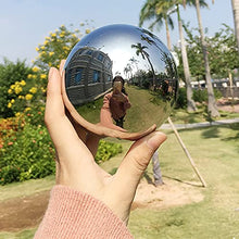 XINGLL Stainless Steel Gazing Ball, Reflective Ball For Garden Yard Lawn Pond Floating Ornament, Outdoor Durable Seamless Polished Shiny Hollow Sphere, Silver ( Color : Silver , Size : 500MM/19.7in )