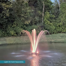 1 HP Floating Fountain & Aerator for Ponds and Lakes with 100 ft Cord