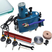 800w Electric Glass Edging Machine Portable Glass Edger Straight Round Bevel Edge Grinder Polish Edge Machine for Acrylic Marble Ceramic