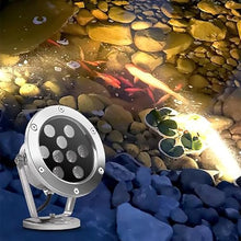 SDdPulse Submersible LED Fountain Light - Underwater Landscape Light, AC 24V Low Voltage Adjustable Angle Pond Light, IP68 Waterproof Middle Hole Pond Light, for Pool, F,Rgb-36W