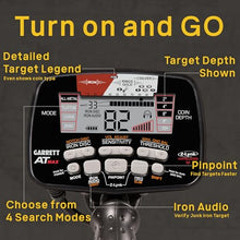 Garrett AT Max Metal Detector, Made in USA