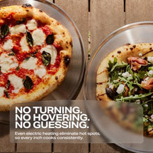 Current® Model P Smart Electric Pizza Oven, 12-Inch Stone, Slate