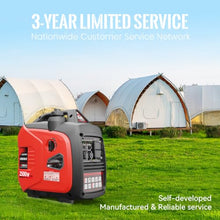 SIOKIUU 2500W Portable Generator Super Quiet Inverter Generator Ultra Lightweight for Home Backup Outdoor Camping, CO Sensor Protect, EPA, ECO Mode