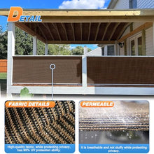 TANG Sun Shade Fabric Roll 8'x150' Shade Cloth for Garden Brown HDPE Mesh Shading Pergola Cover Replacement Canopy, 95% Blockage Sunshades for Outdoor Patio Backyard Plant