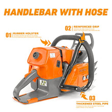 NEO-TEC Chainsaw NS892V1 92CC Gas Chain Saw Fit 24/28/36/42 Inch Bar, For Big Wood Cutting, All Parts Fit MS660 066 G660 Chainsaws Without Bar