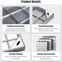 WXPWAMZ 304 Stainless Steel FInspect CoverAccess Lid for Septic Tan with Lift HookMetal Cover for Patios and Paving (70 x 80 cm)