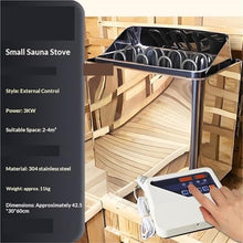 POGHDBXA Sauna Accessories, Sauna Heater, Stainless Steel, Electric Stove, Household Equipment for Commercial Rooms for Home, Hotel, SPA(3k,380)
