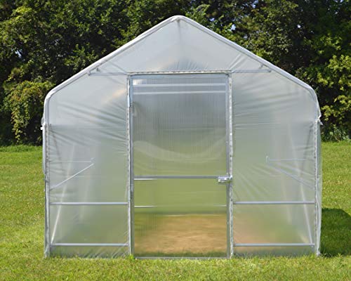 Poly-Tex Superior Greenhouse 10x18 ft Polyethylene Silver