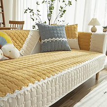 VFIIIOLPAA Sofa Cushion Non-Slip Cushion Winter Four Seasons Fabric Sofa Cover Cover Towel (Color: D, Size: 60 * 76cm) (E 90 * 90cm)