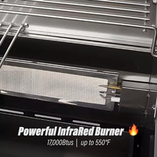 CHALEUR 27" Smokeless Gas Grill - 2-Burner 17000BTU Built In Gas Grill & Built In Grill Head - Premium 304 Stainless Steel Drop In Grills for Outdoor Kitchens & Indoor Drop In Grill (Propane)
