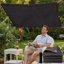 PIPRE 90% Shade Cloth Sun Shade Fabric Privacy Screen Shade Cover for Patio Garden Pergola Shade Cover Canopy, 35 x 50 FT, Black