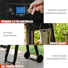 Z GRILLS 450A2 Wood Pellet Grill Smoker, PID V3.0, 459 Sq in, Bronze