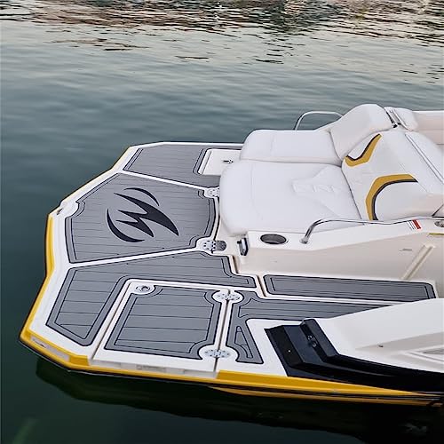 Zomanon Boat EVA Faux Teak Decking Floor Mat Compatible with 2005 Monterey 194FS - Color Options Available