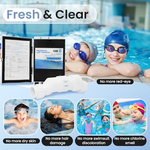 Pomeade Salt Chlorine Generator for Up to 15,000 Gallon Pools - Saltwater System with 2 Year Warranty