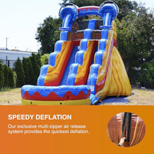 JumpOrange 15' Splash Commercial Grade Inflatable Water Slide with Pool Splash