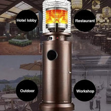 DECORN Propane Patio Heater Gas Patio Heater Floor-Standing Outdoor Heater Suitable for Balcony,Veranda,BBQ Party, Residential or Commercial Use