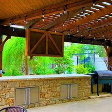 Pergola World Outdoor TV Enclosure Western Red Cedar Unstained/Raw