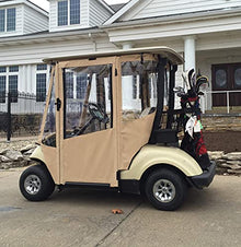 DOORWORKS GOLF CART ENCLOSURES Golf Cart Cover Sunbrella Wheat