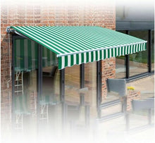 WZUOPG Manual Retractable Awning Door Window Awning Shelter Outdoor Canopy Home Deck Canopy with Manual Crank Handle（Frame Included ）