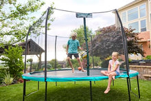 Skywalker Trampolines 12 FT Round Trampoline with Safety Enclosure Teal