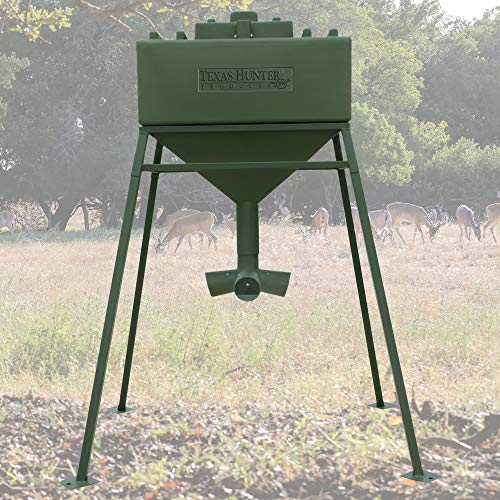 Texas Hunter Products 1000lb Protein Feeder Model PF1000 Hunter Green