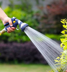 XIXIDIAN Hose Nozzle, Heavy Duty Hose Sprayer with 8 Adjustable Watering Patterns, Thumb Control Garden Hose Nozzle with Ergonomic Grip,