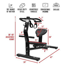 Valor Fitness CA-32 Back Stretch Machine Black